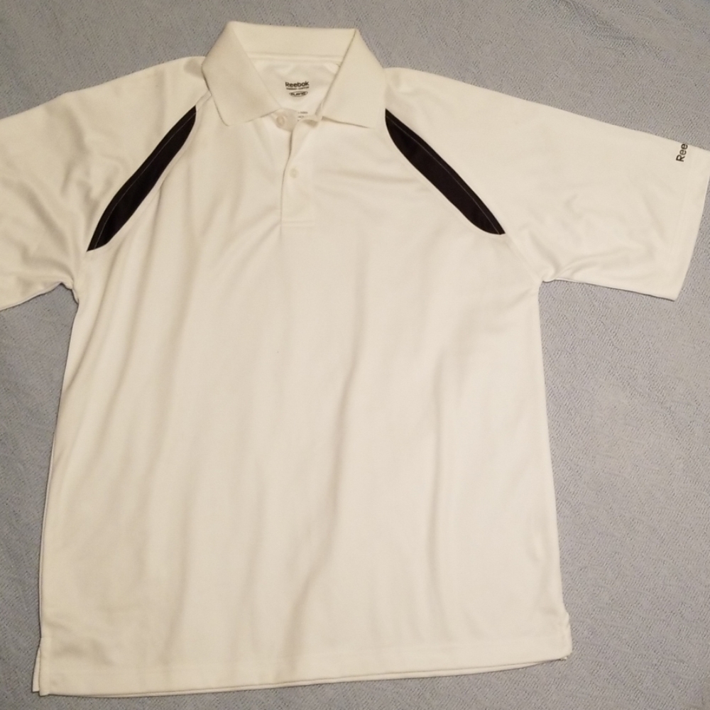 Reebok Medium White Performance Polo